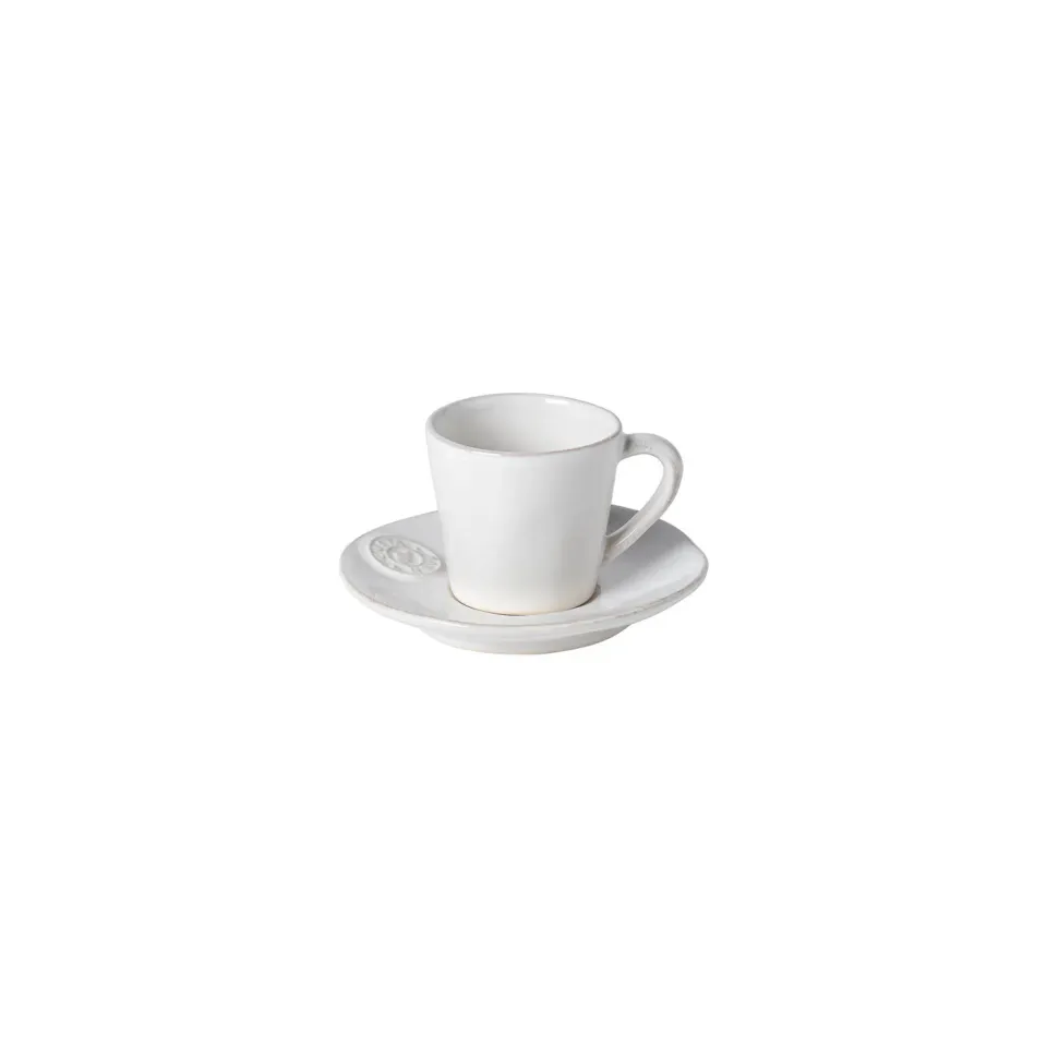 Costa Nova Nova Coffee Cup Saucer kaffekop White sæt