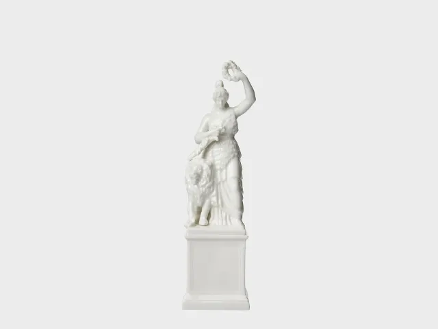 Nymphenburg Bavaria figur 20 cm hvidt porcelæn