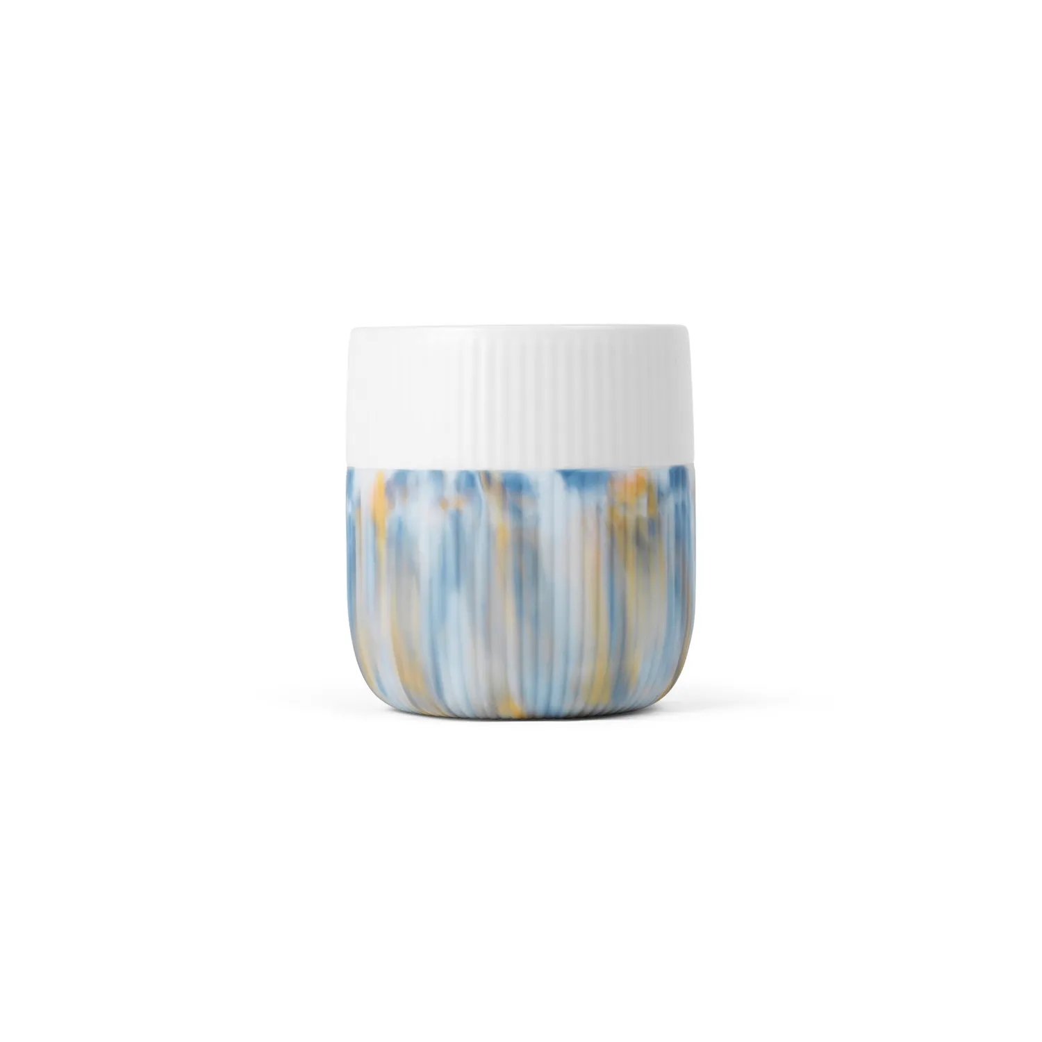 Royal Copenhagen Riflet Contrast krus Ocean Mist 35 cl
