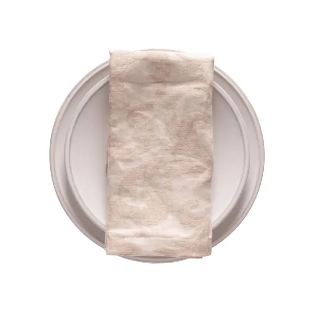 Costa Nova Dalia stofserviet vanilla beige jacquard