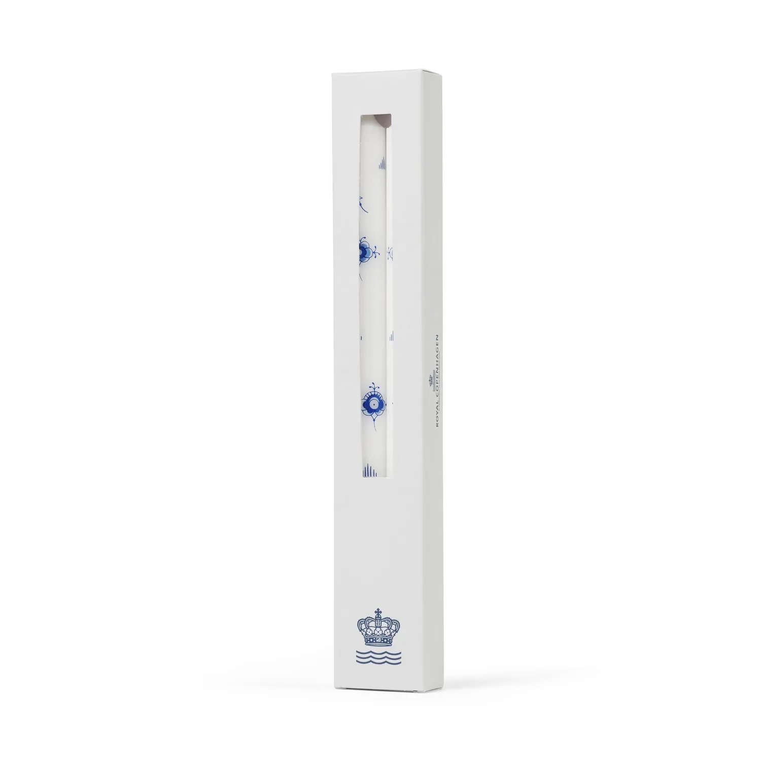 Royal Copenhagen Heritage lys 28 cm 2 stk hvid stearin