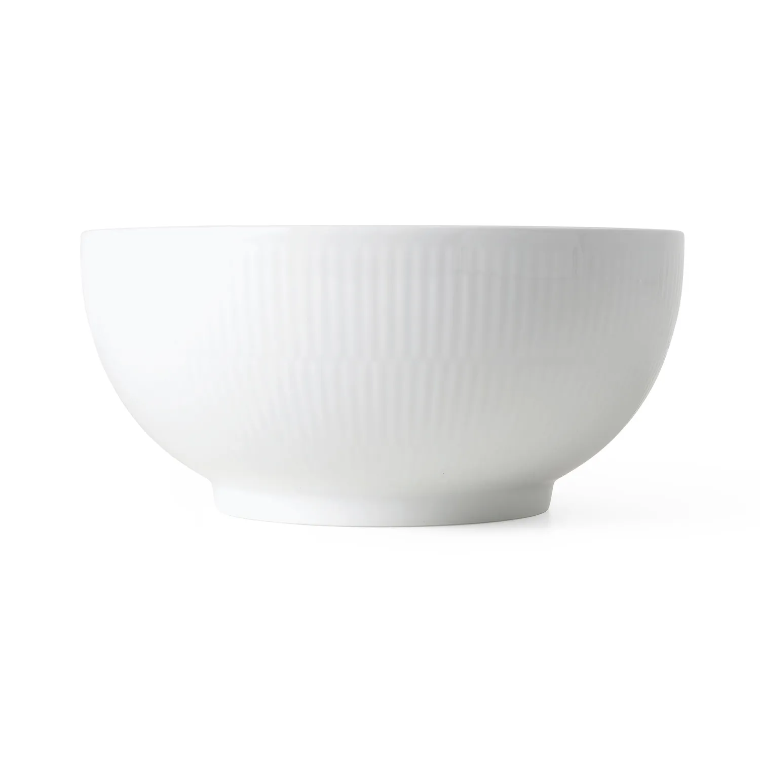 Kgl. Porcelæn Blueline skål 180 cl riflet porcelæn
