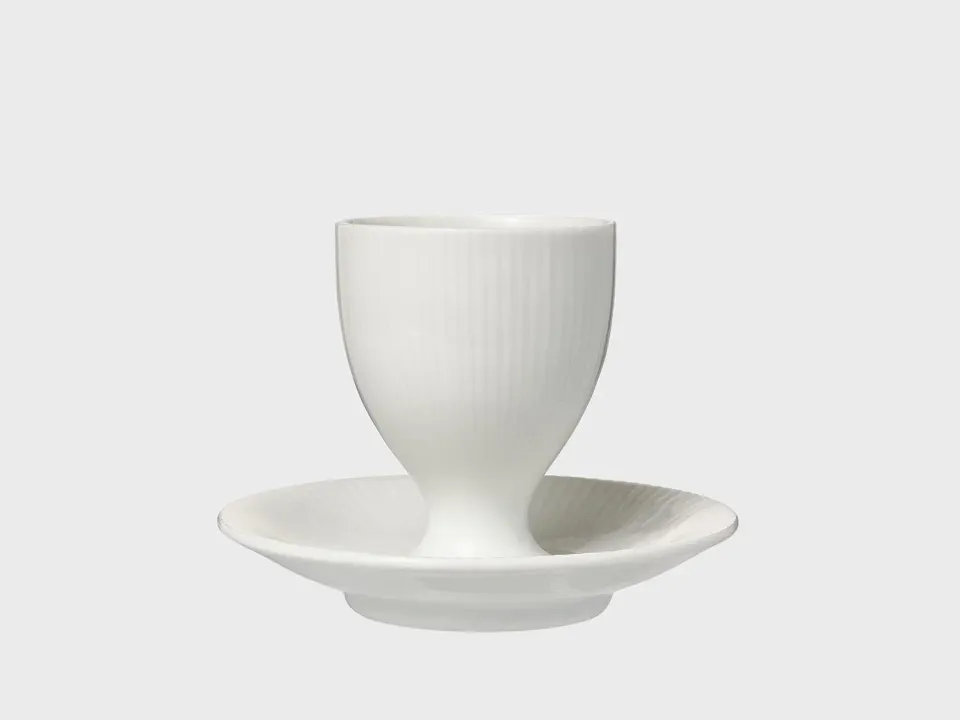 Nymphenburg Adonis æggebæger hvid porcelæn