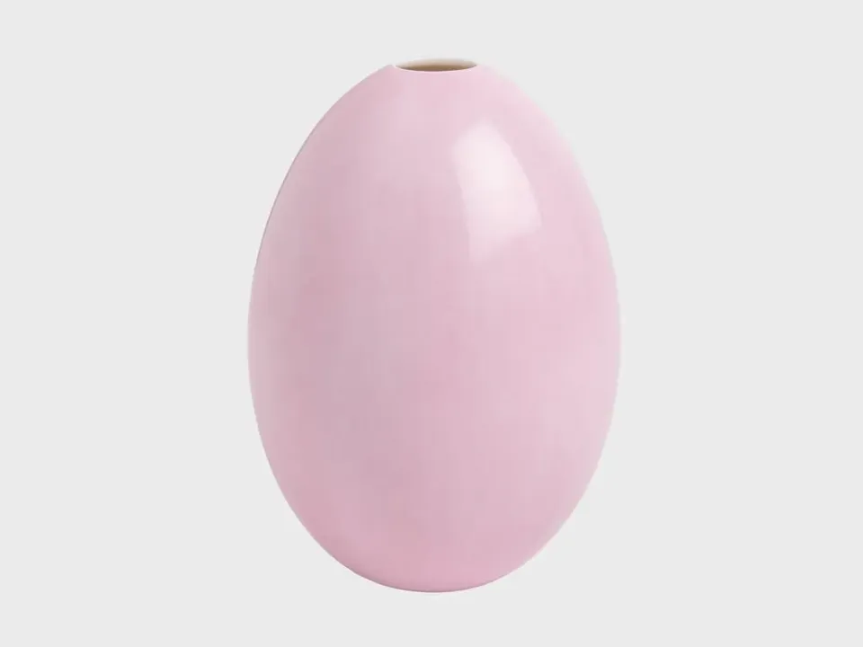 Nymphenburg Eivase Rosé L vase silkemats