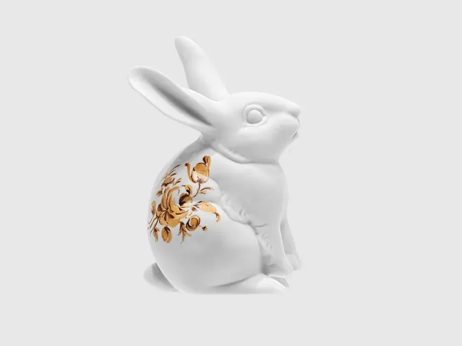 Nymphenburg Fred harefigur 7 cm porcelæn