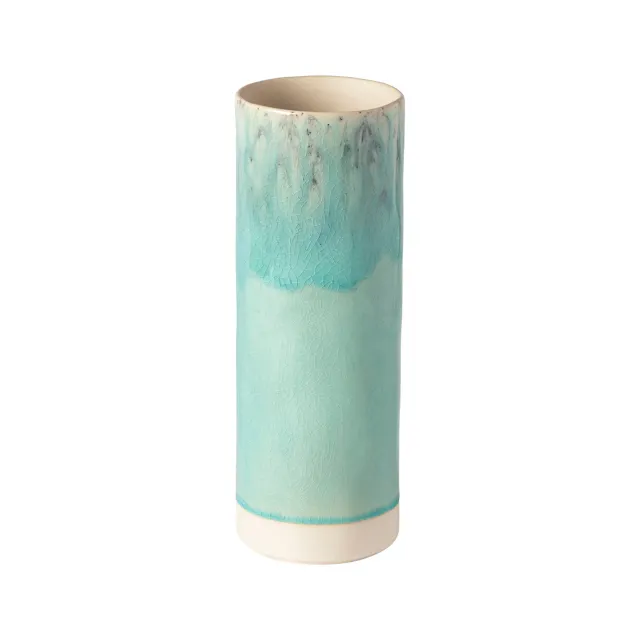 Costa Nova Madeira vase cylinder blå blank