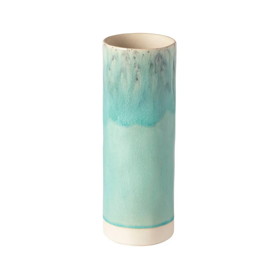 Costa Nova Madeira vase cylinder blå blank