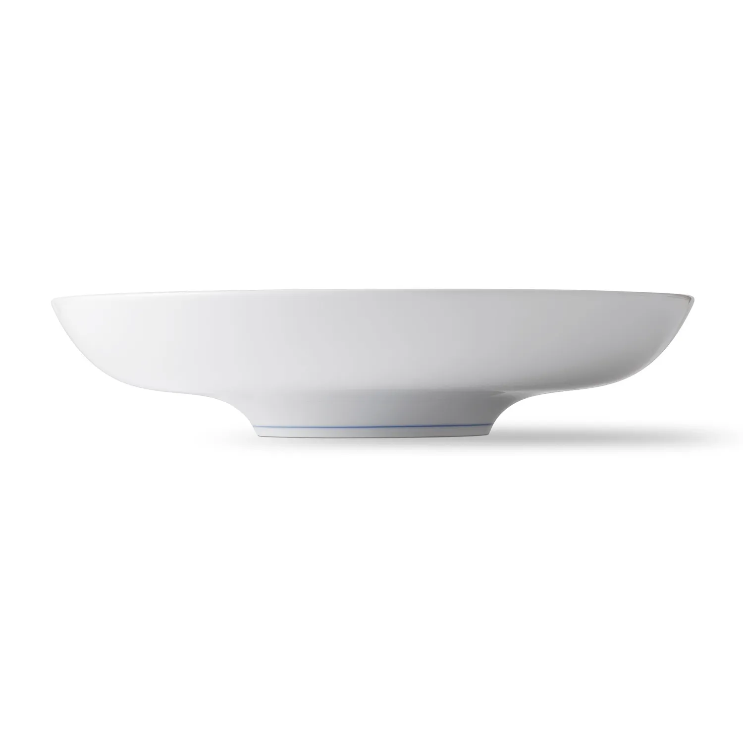 Kgl. Porcelæn Musselmalet Riflet skål 34 cm stor servering