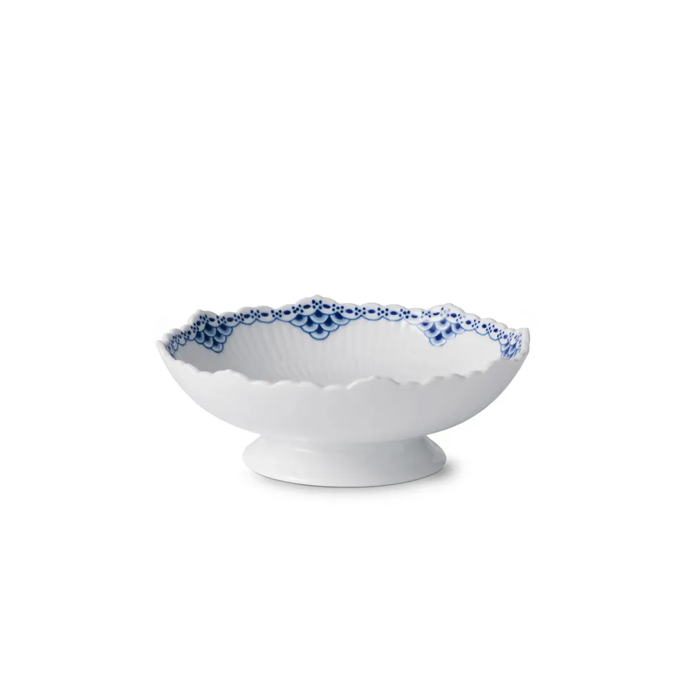 Kgl. Porcelæn Prinsesse skål på fod 42 cl håndmalet
